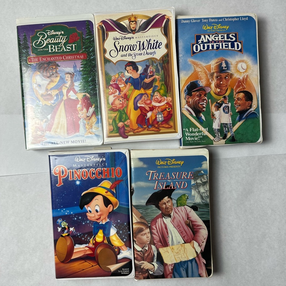 Disney VHS LOT X 5